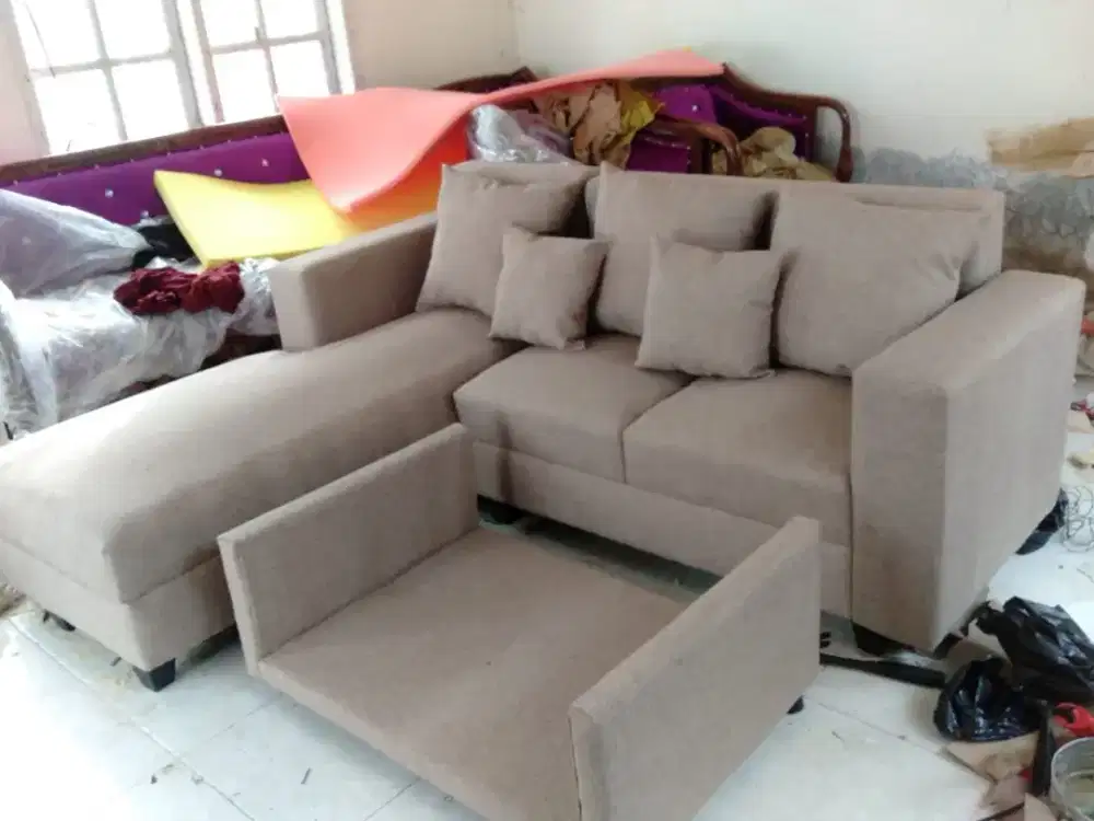 Sofa L Minimalis Ruangtamu Termurah Makassar...