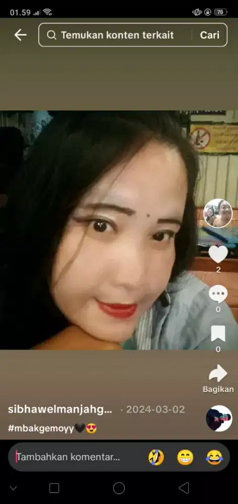 Saya cari kerja momong atau art yg pp