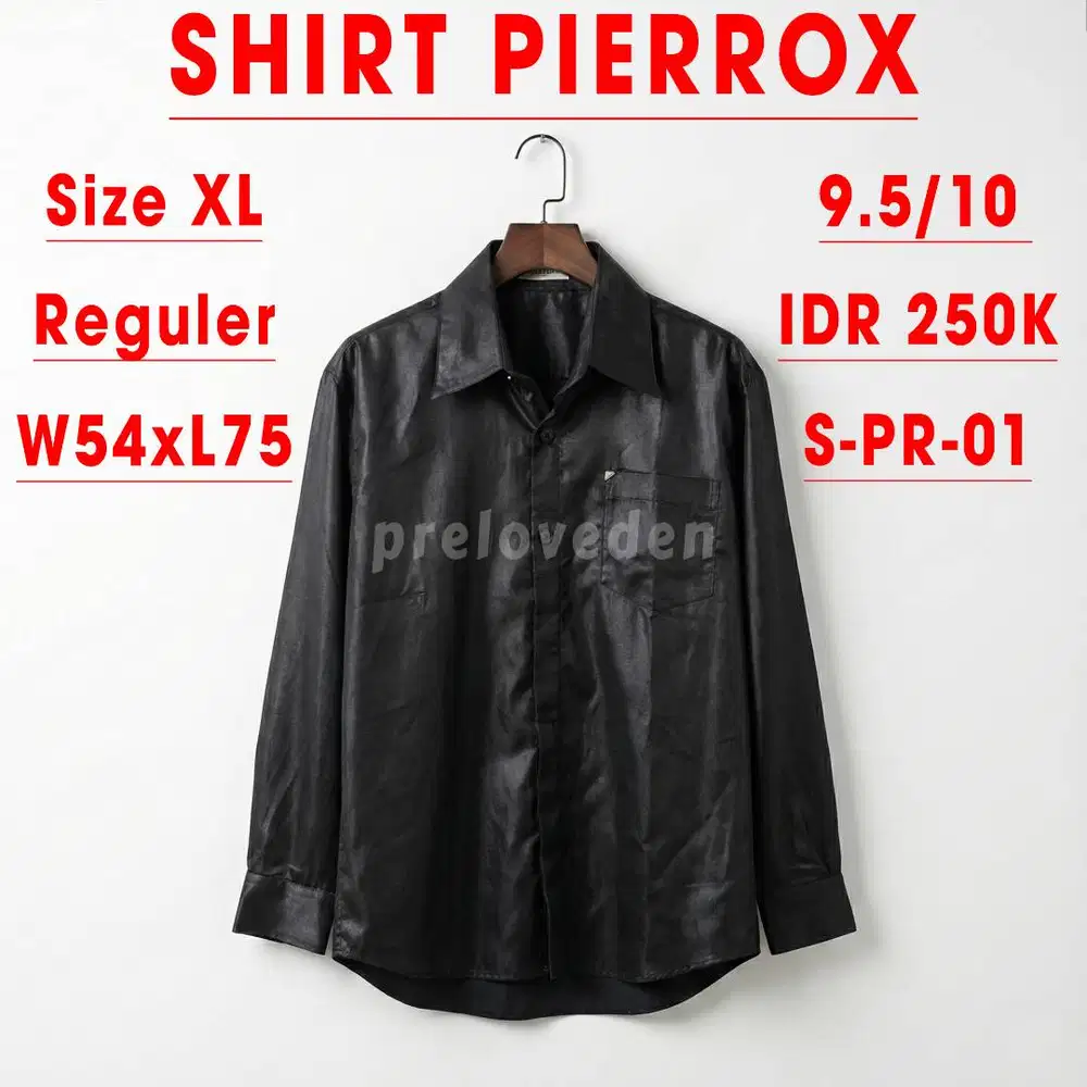 (Preloved) Kemeja Kerja Kantor Pria Pierrox NOT Zara / H&M / Burberry