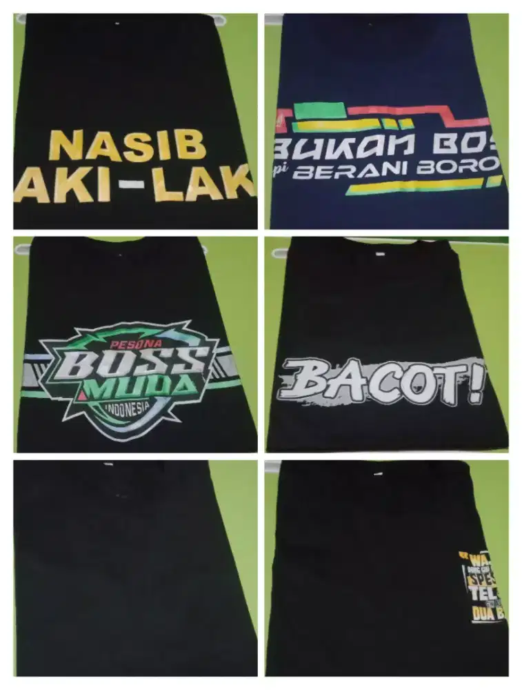 Kaos atau t-shirt