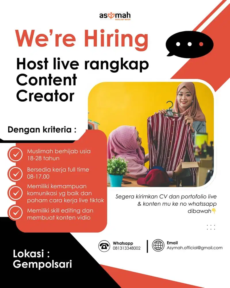 HOST LIVE & CONTENT CREATOR