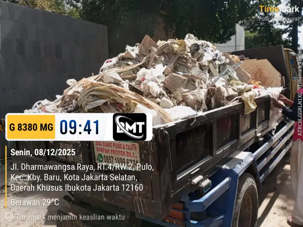 Jasa buang puing dan sampah