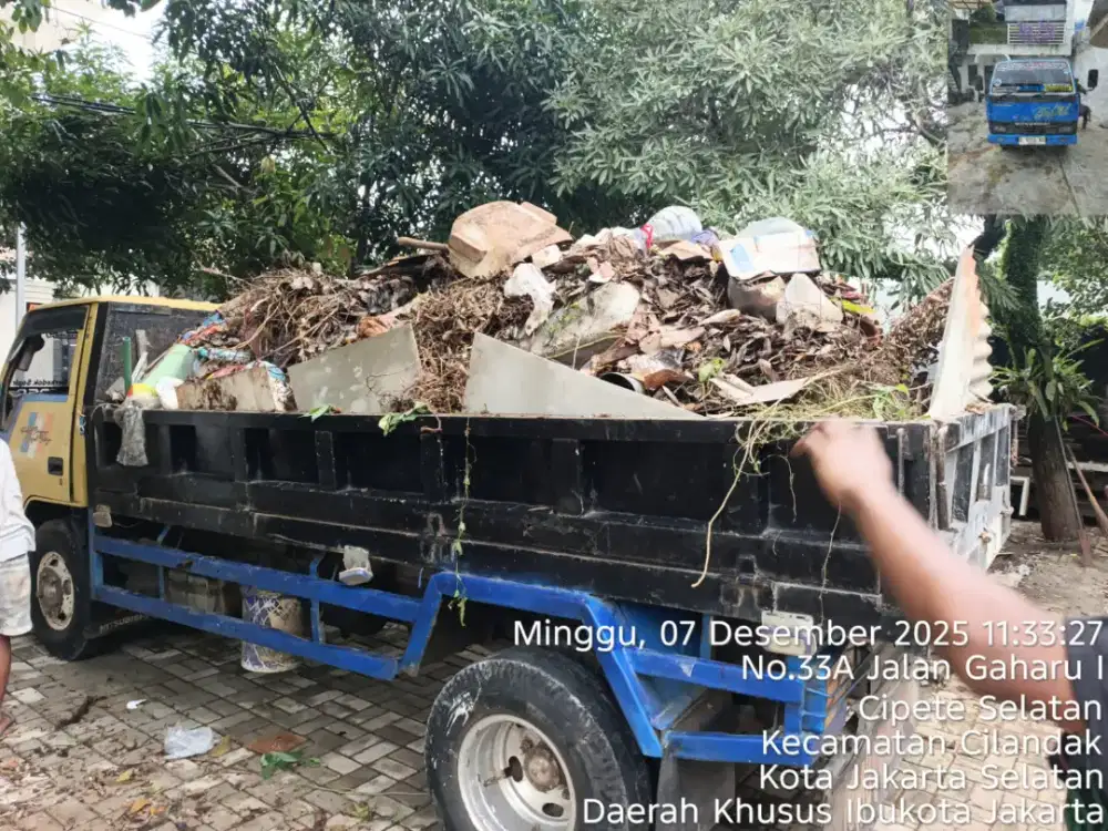 Jasa buang puing dan sampah