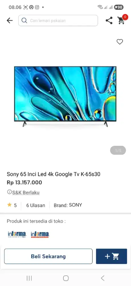 SONY GOOGLE TV 65INCH PROMO