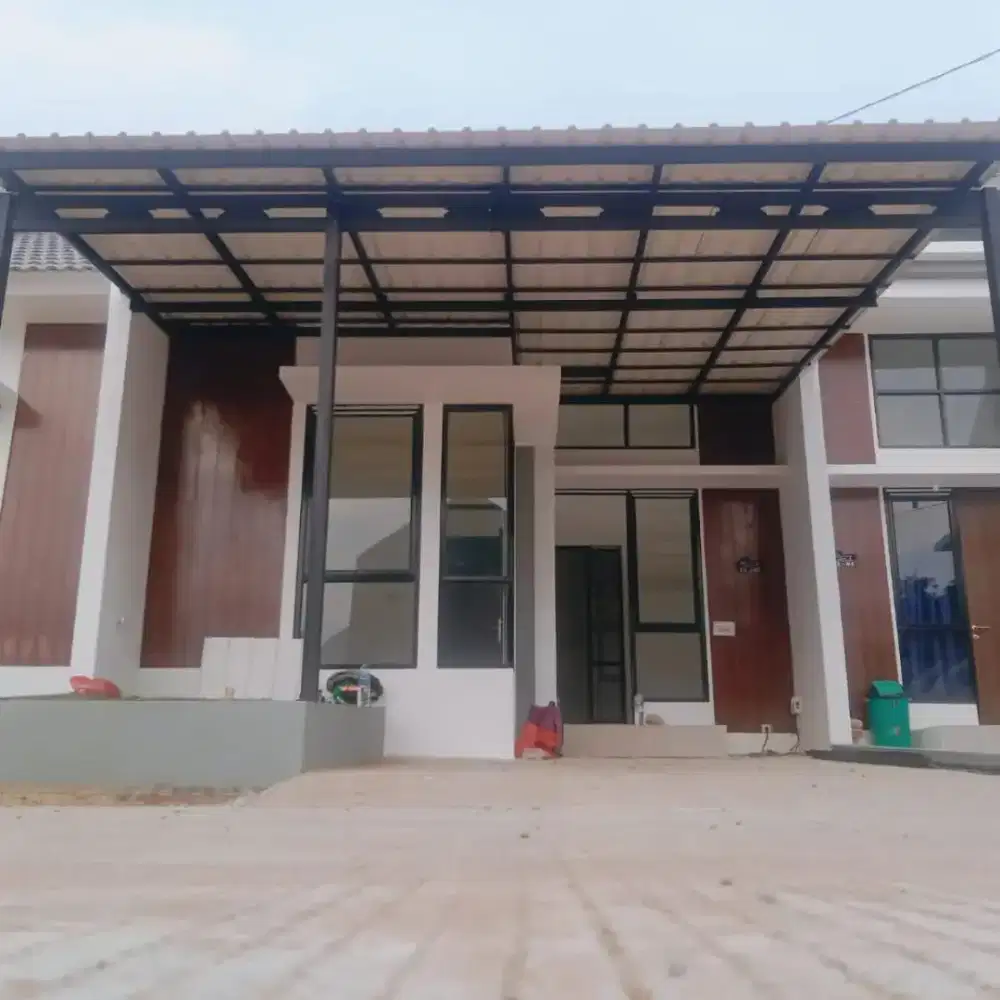 Pasang kanopi rangka baja ringan dn rangka hollow galvanis