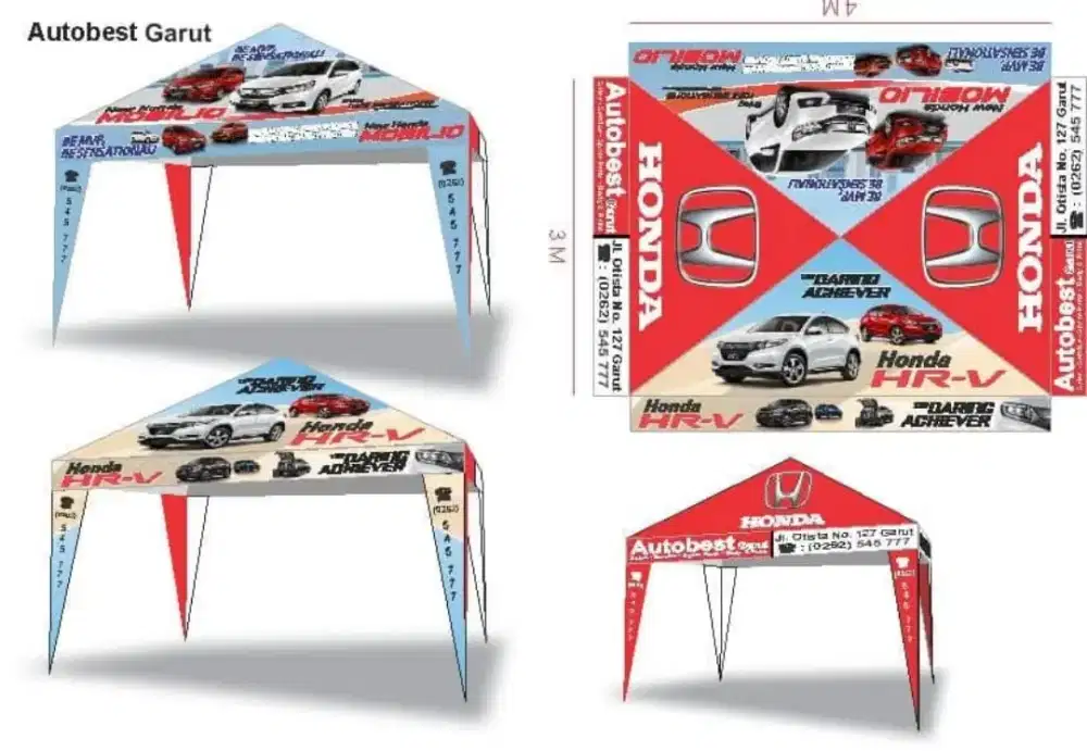 Tenda promosi gazebo