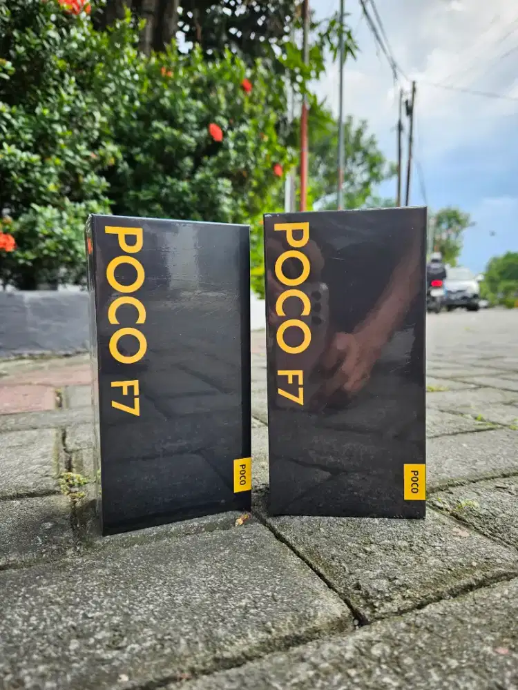 Poco F7 warna putih dan silver baru garansi resmi