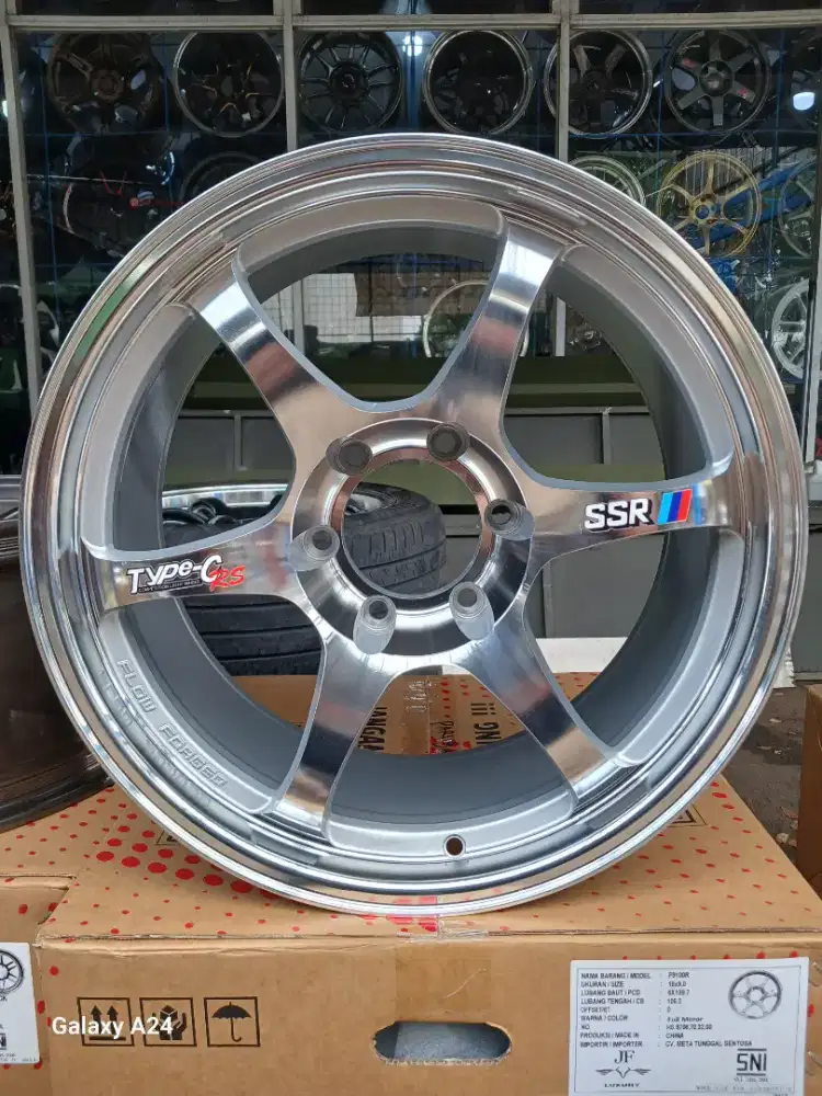 Ssr type C ring 18x9 6x139,7 ET 0 full mirror. Pajero sport dll