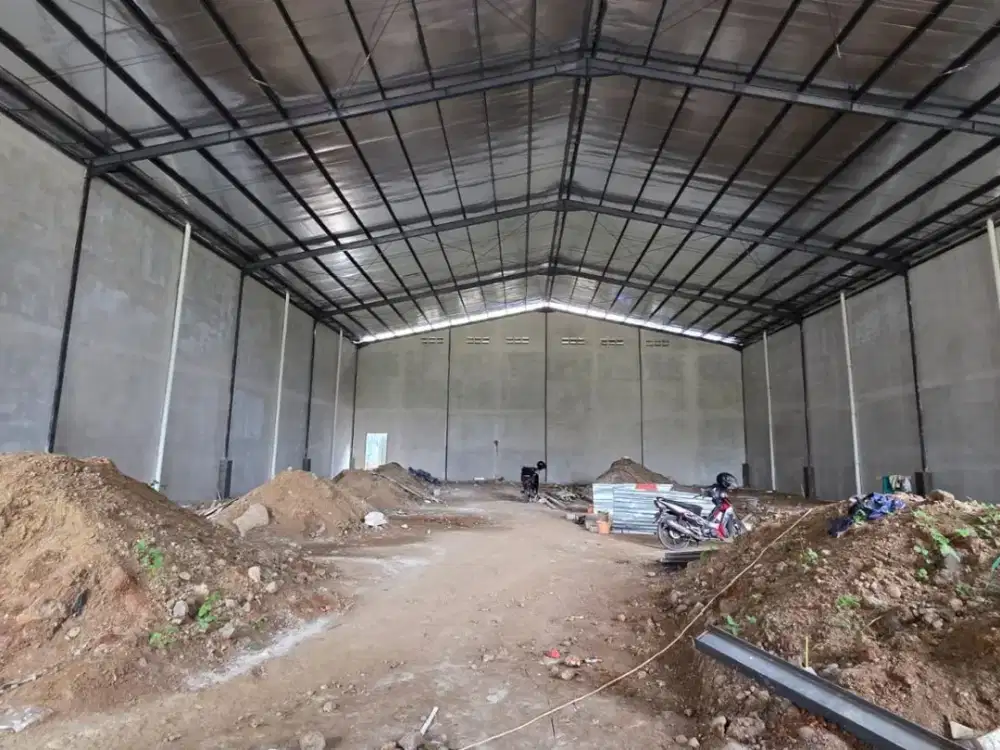 Gudang Baru Disewakan Dekat Gerbang Tol Krapyak di Kawasan Industri Candi Ngaliyan Semarang Barat