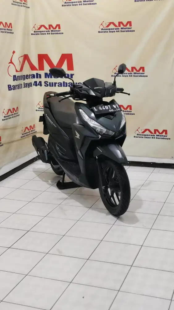 siap pakai Honda Vario 150 Exl Tahun 2016 hitam doff