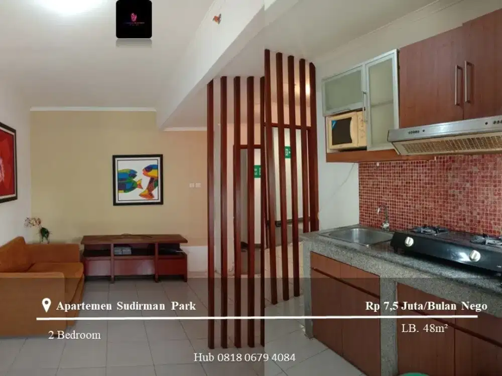 Disewakan Apartement Sudirman Park High Floor 2BR FF