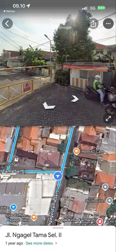 Dijual 2 Rumah Jejer Hitung Tanah Murah  Ngagel Tama Selatan Surabaya