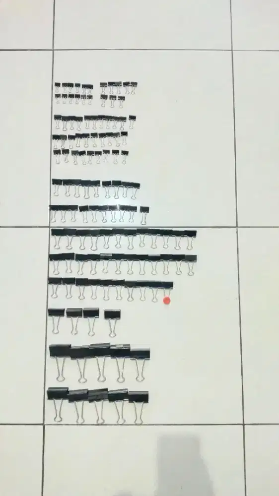 JUAL MURAH, NEGO & BAGUS . BINDER CLIPS MIX BORONGAN
