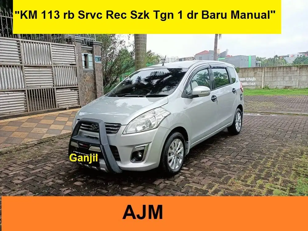 Szk Ertiga GX Km 113 rb Srvc Rec Szk 2014 Manual Tgn 1 dr Baru