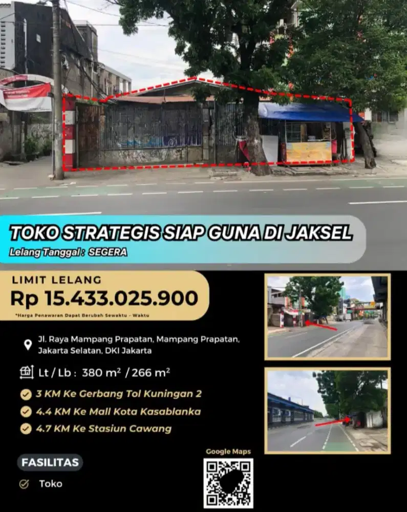 Rumah Toko Mampang Prapatan Raya