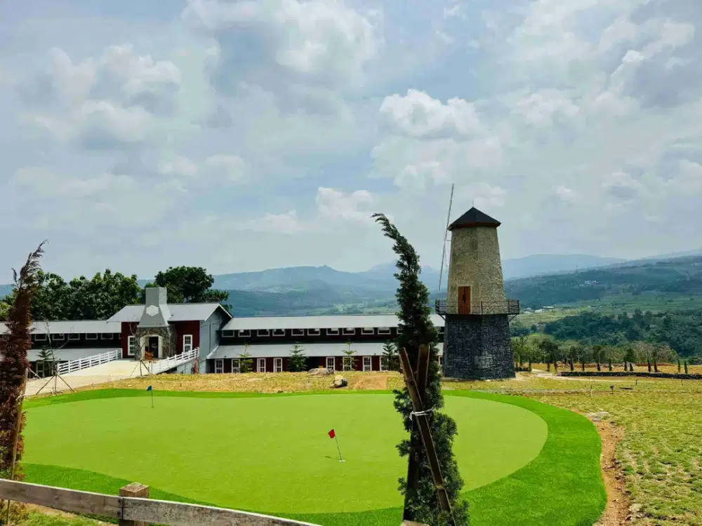 Kavling villa bernuansa Eropa fasilitas eksklusif