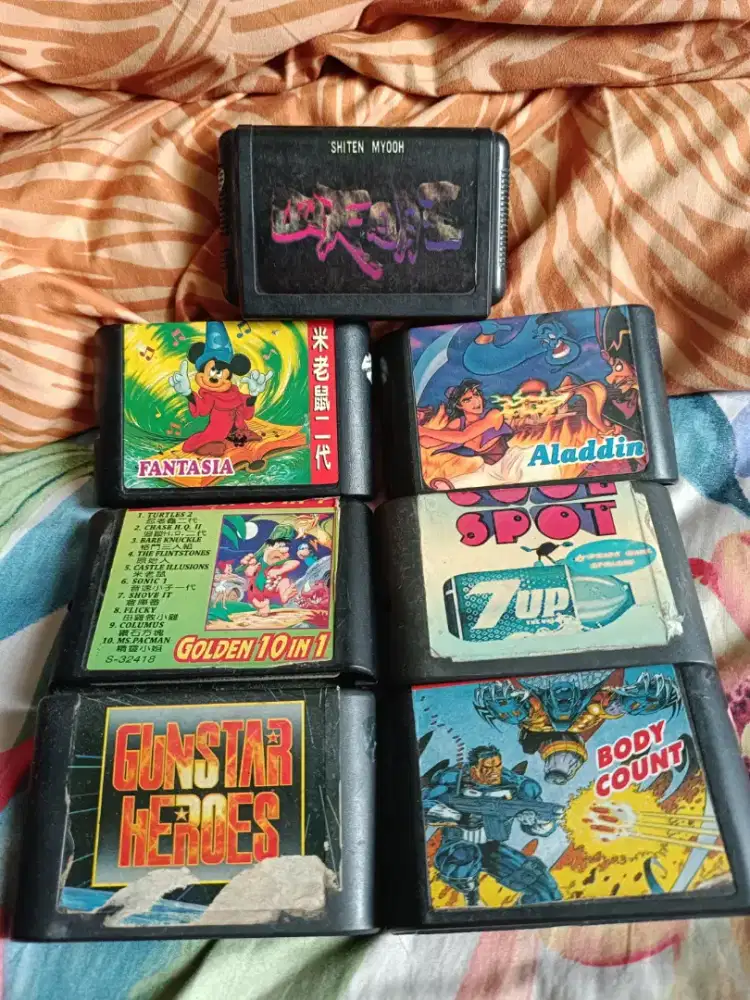 Dijual Borongan Kaset Game Sega Nostalgia Untested
