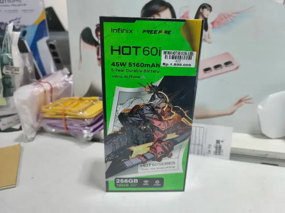 INFINIX HOT 60i RAM 8+8/256GB ATLANTIS DAHSYAT