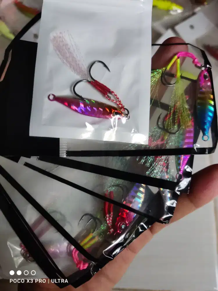 Metal Jig Umpan pancing Casting Gacor 7Gram-10g-15G-20Gram Murah