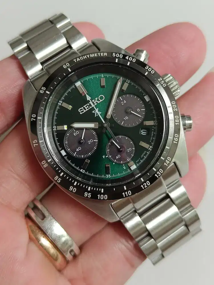 Seiko Prospex SSC933P1 Speedtimer SeiTona Solar original bekas bagus