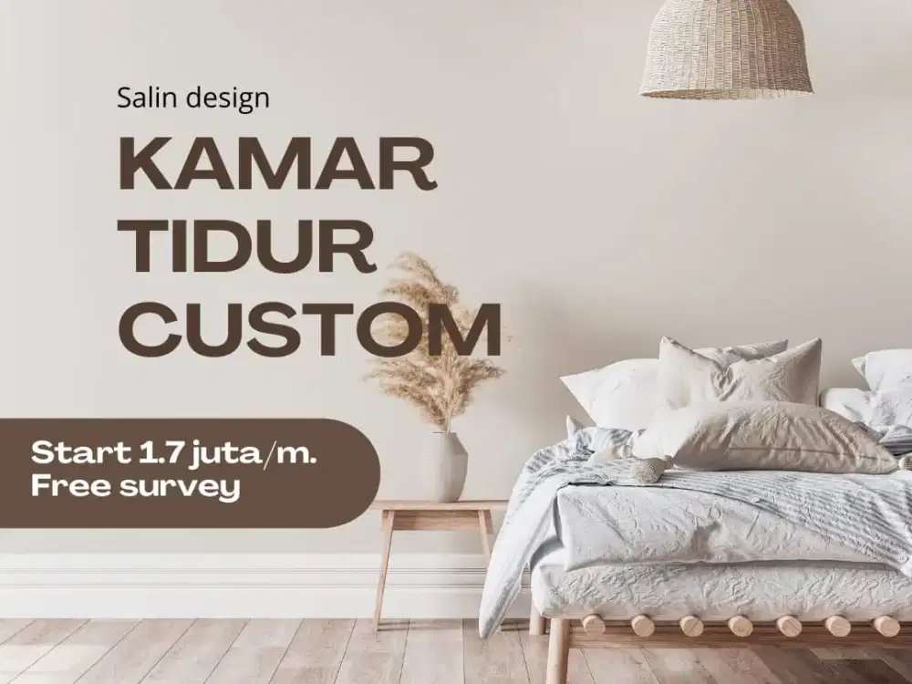 Jasa Interior Kamar Tidur Tangerang– Custom Sesuai Ruangan- Bergaransi