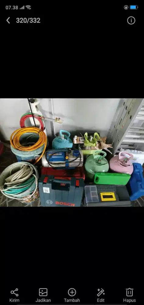 Alat cuci dan perlengakapan AC 1 set