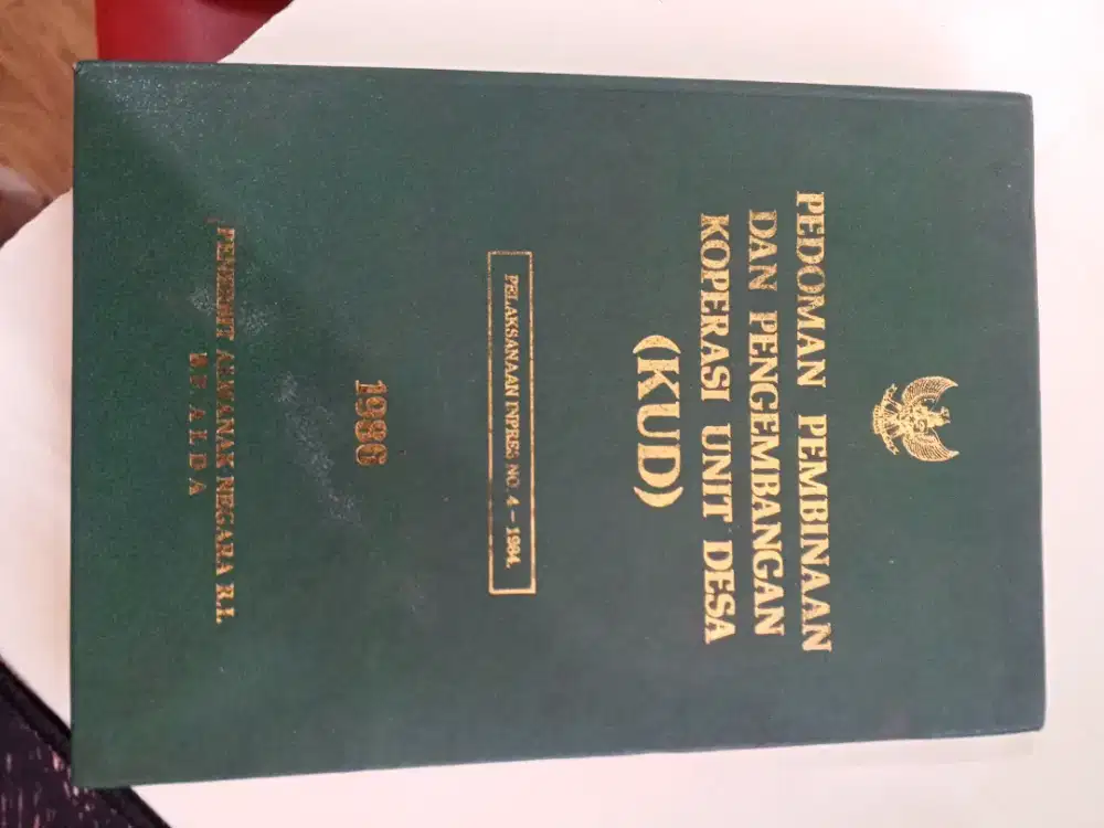 Pedoman pembinaan dan pengembangan koperasi unit desa (KUD) 1986