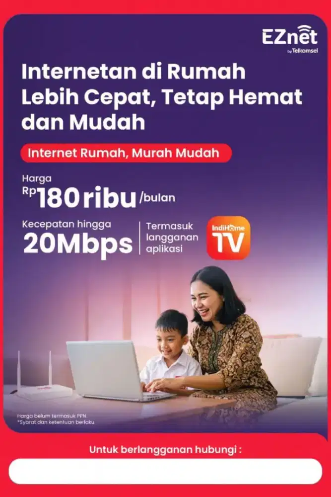 Jasa pemasangan wifi Indihome