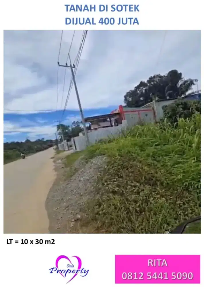 DIJUAL TANAH DI SOTEK