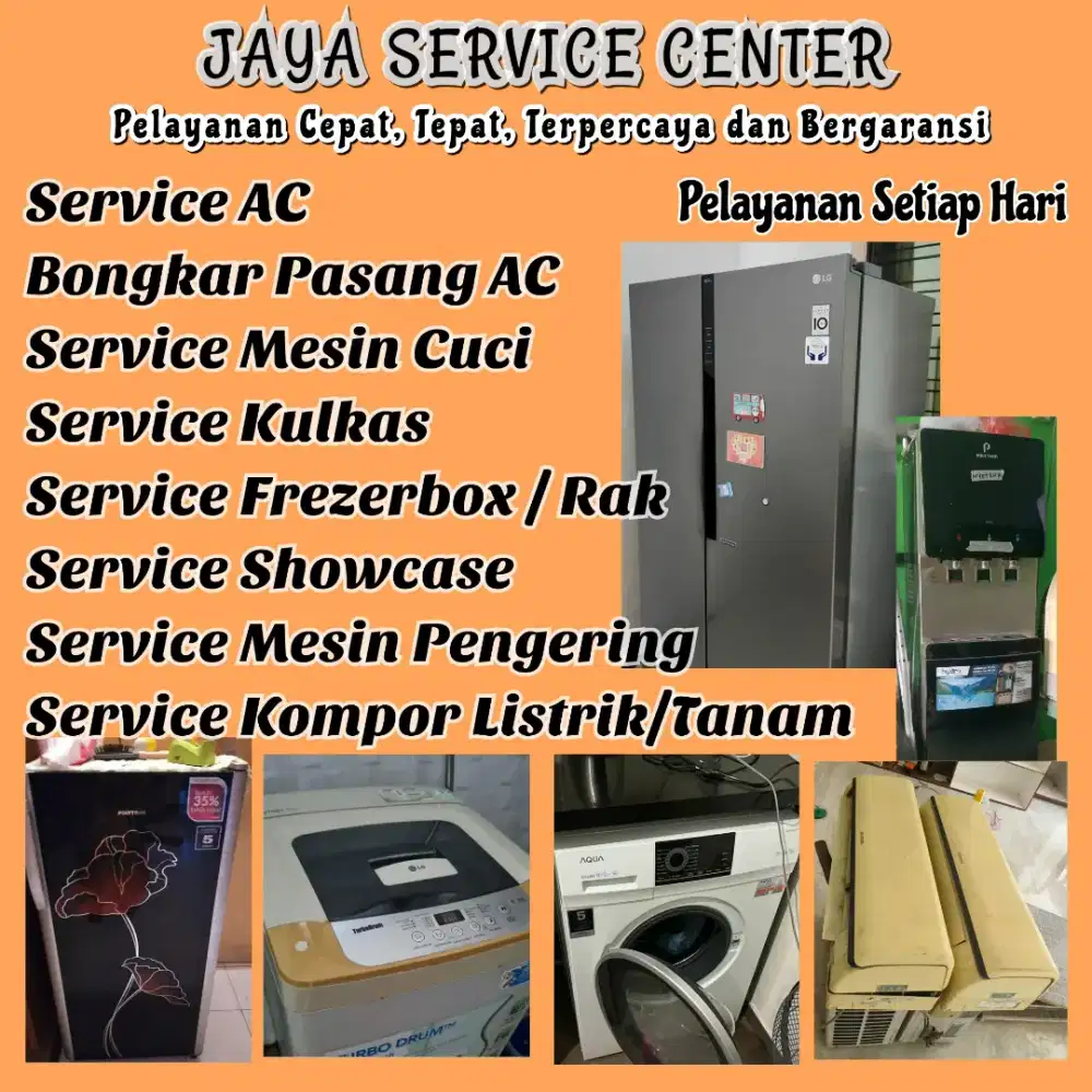 Service Mesin Cuci Frezer Bongkar Pasang AC Servis AC Kulkas Kenjeran