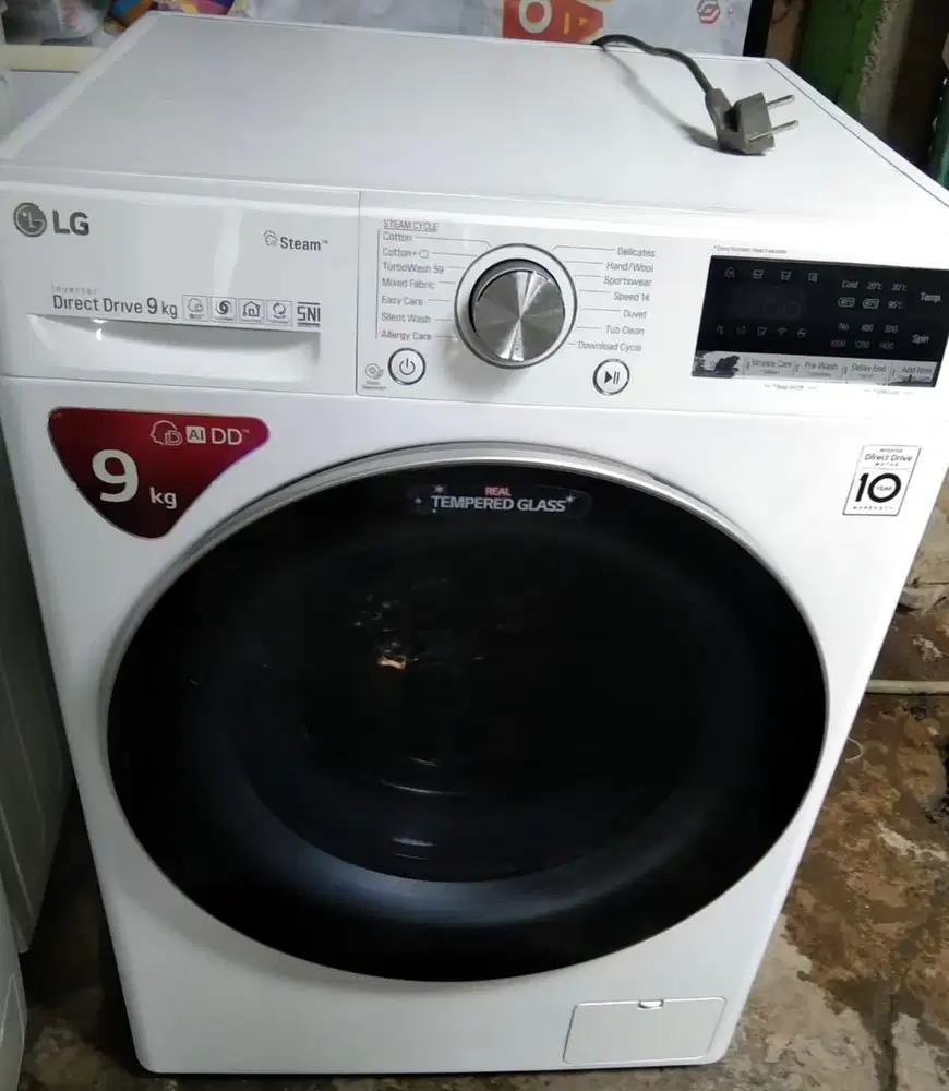 LG 9kg Smart Inverter Mesin Cuci Front Loading