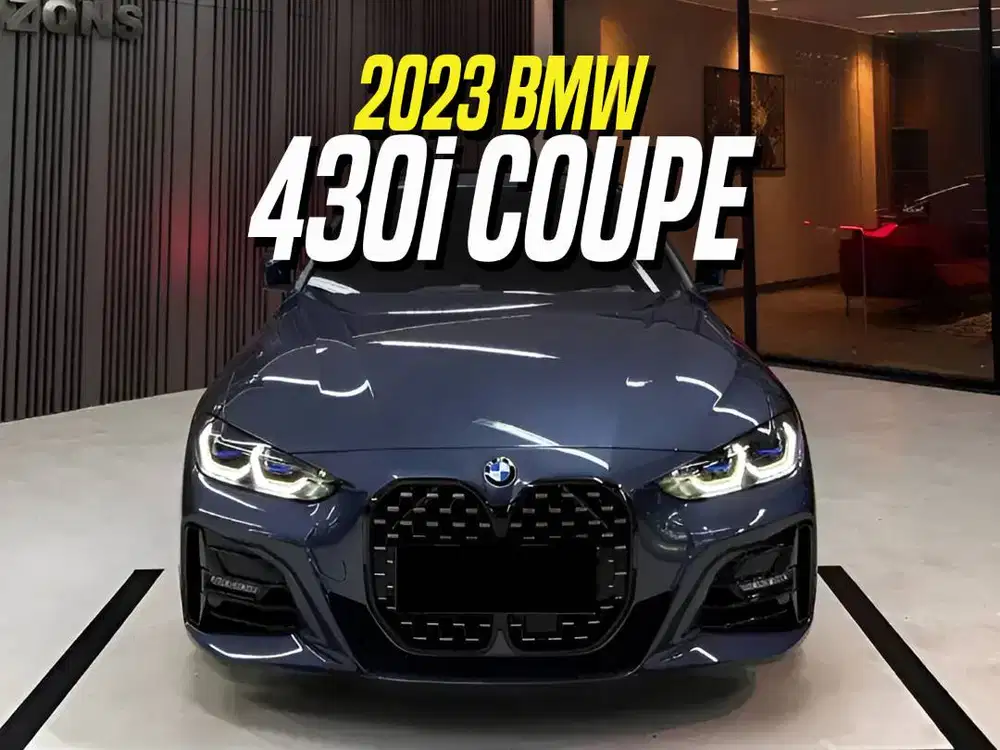 BMW 430i Coupe 2023 Blue on Black Biru 430 i Pro