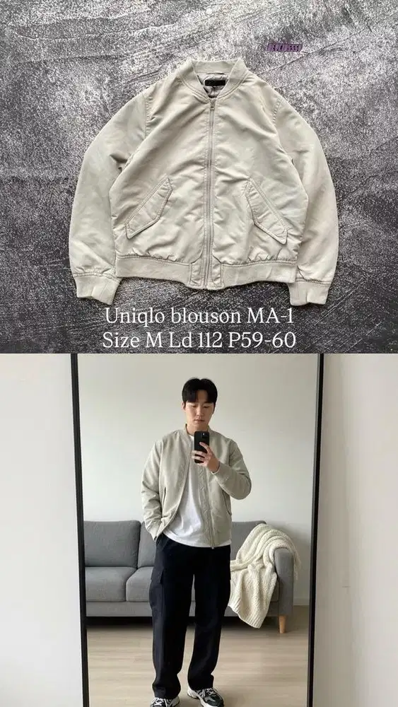 Bomber jacket varsity work wool jacket