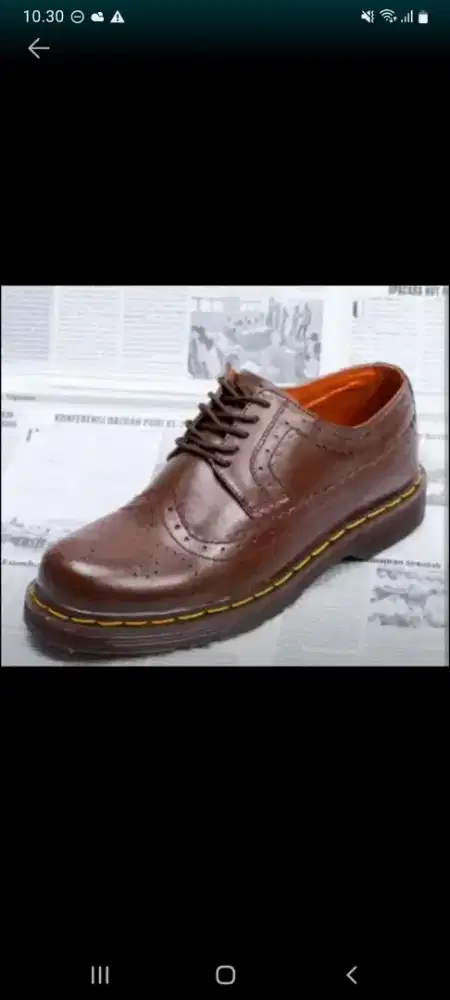 Jual sepatu dockmart (Dr. Martens) brown color size 43