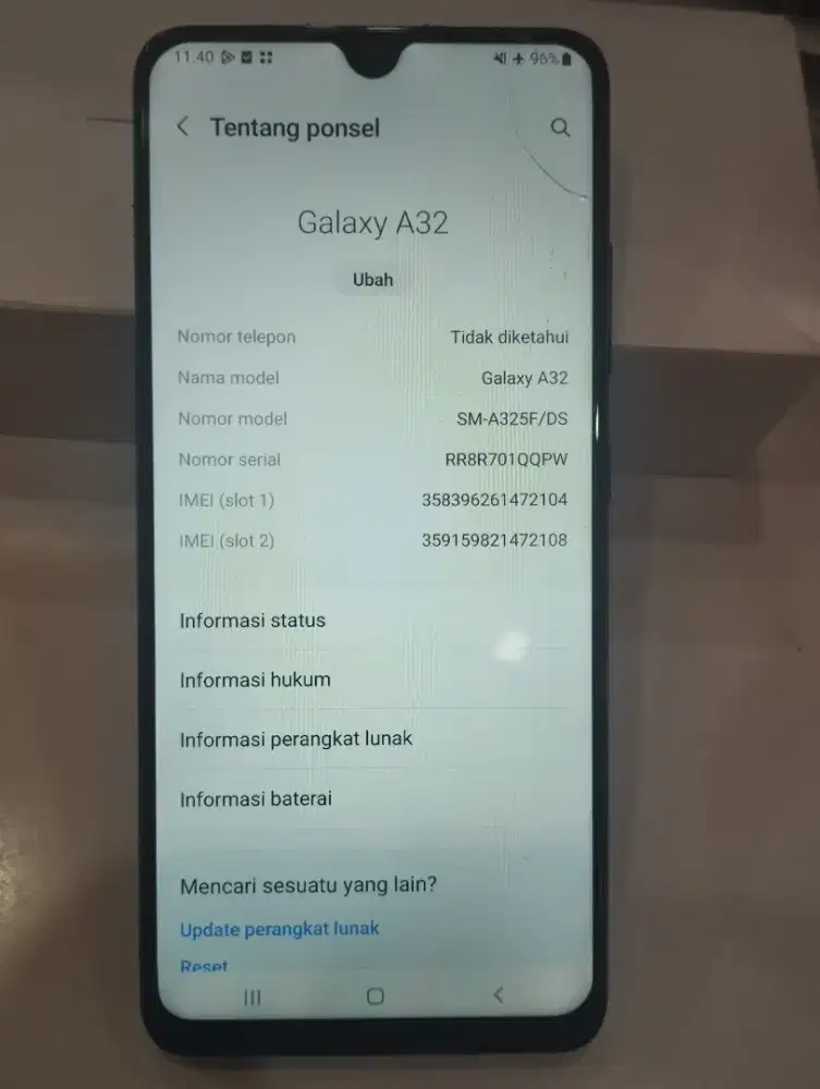bismillah DI JUAL SAMSUNG A32 blue