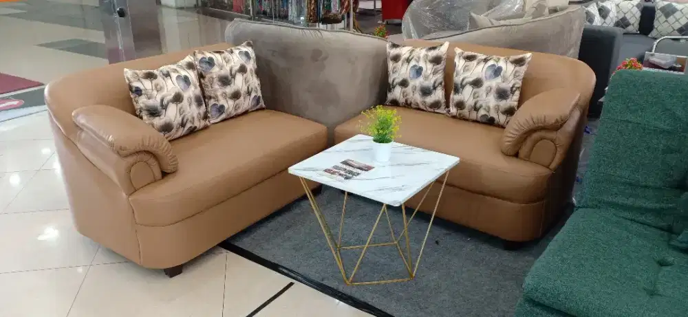 Sofa L bahan oscar Promo cuci gudang