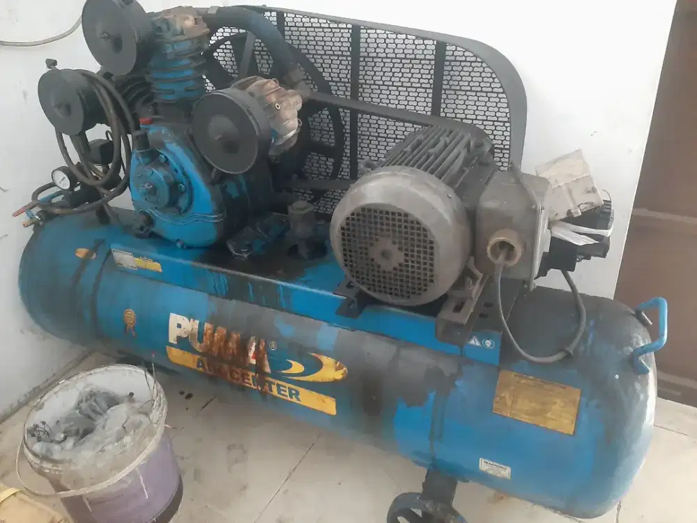 JUAL MURAH Air Comprsssor piston Puma  motor teco 10Hp