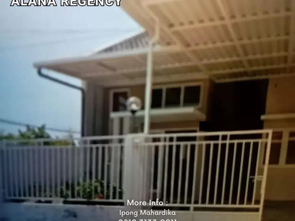 Rumah Siap Huni Dekat Surabaya di ALANA REGENCY Tambakrejo Waru