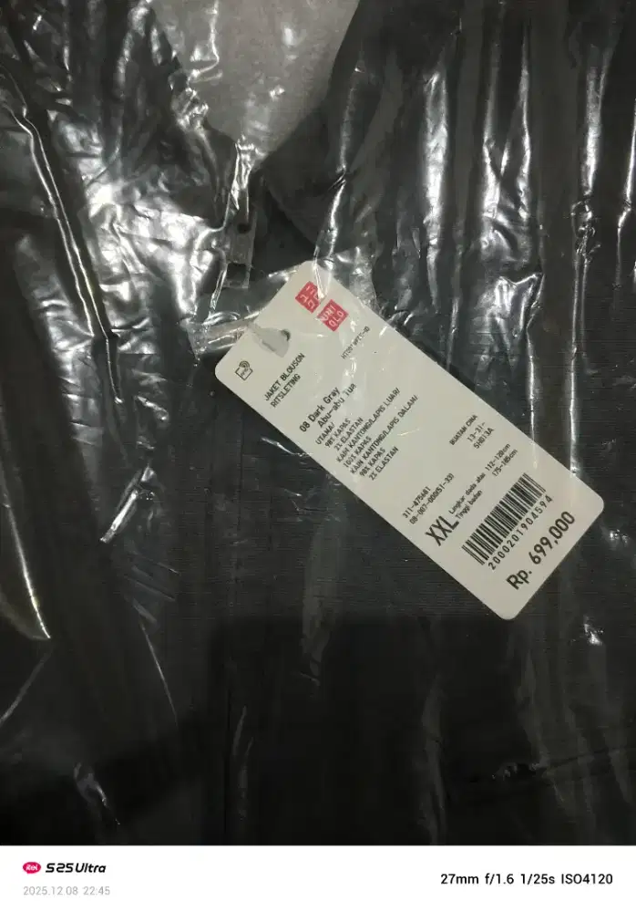 Jaket Uniqlo Original Hadiah kantor