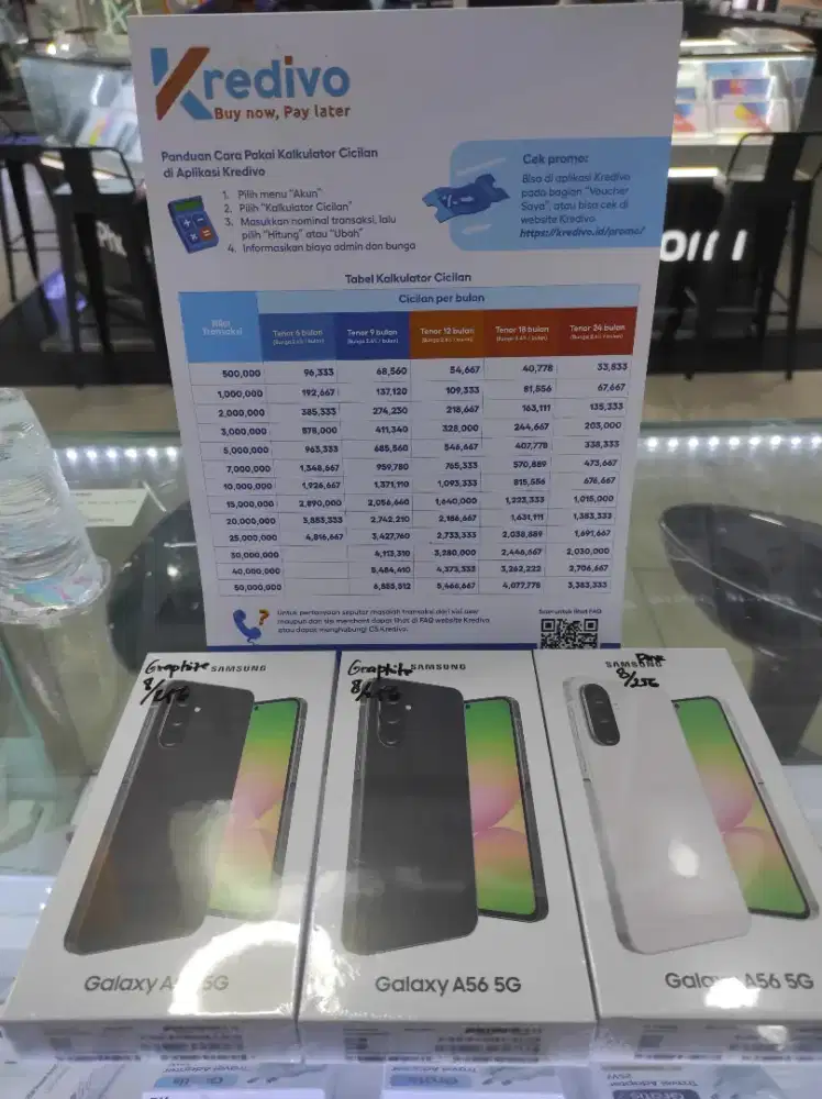 Samsung galaxy A56 kredit