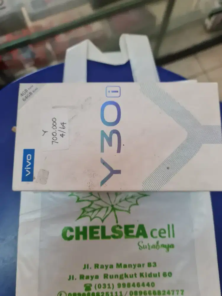 Murah hp vivo Y30i 4/64 lkp, bs TT