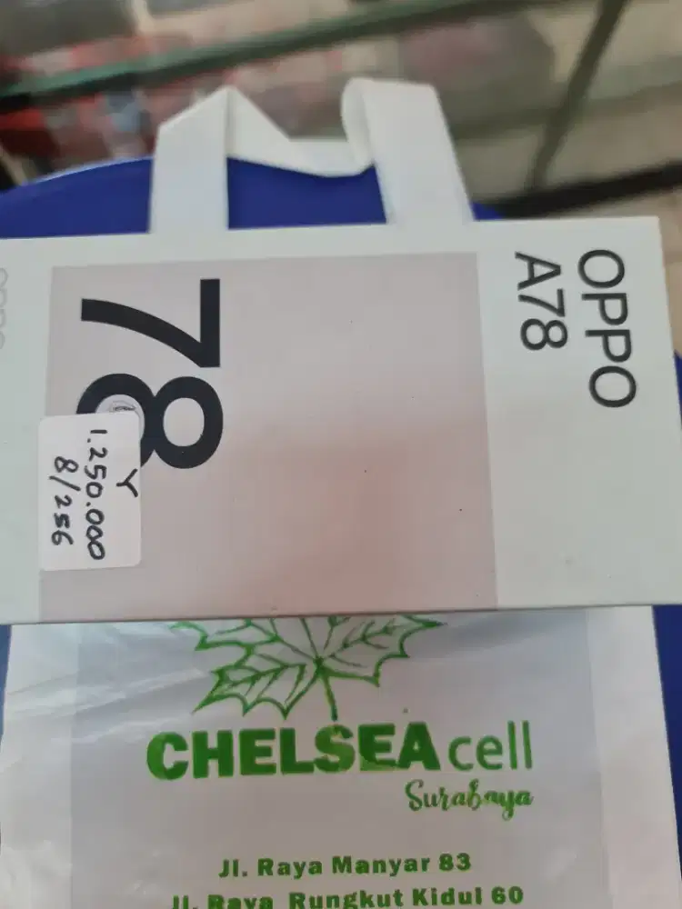 Murah hp oppo A78 8/256 lkp, bs TT