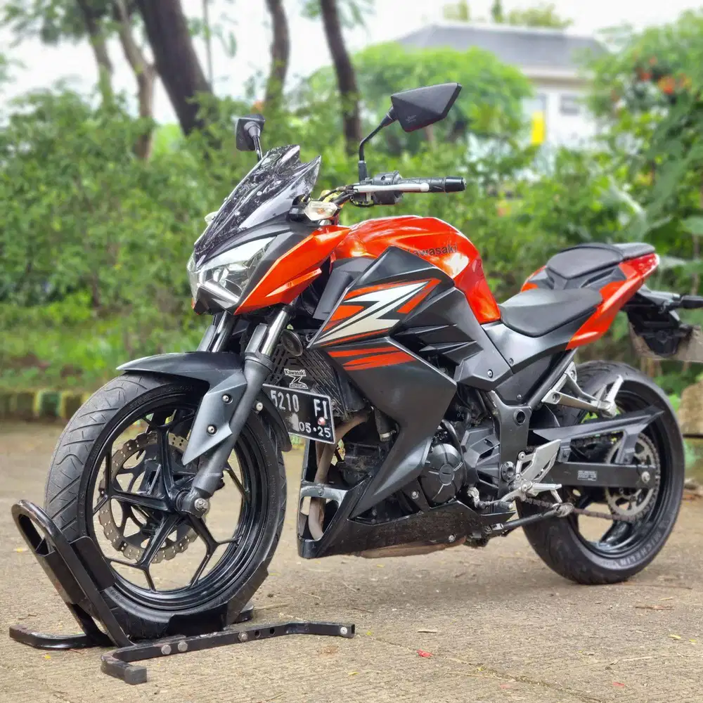 KAWASAKI Z250 FI ORANGE 2014 KM LOW SIAP NGEBUT