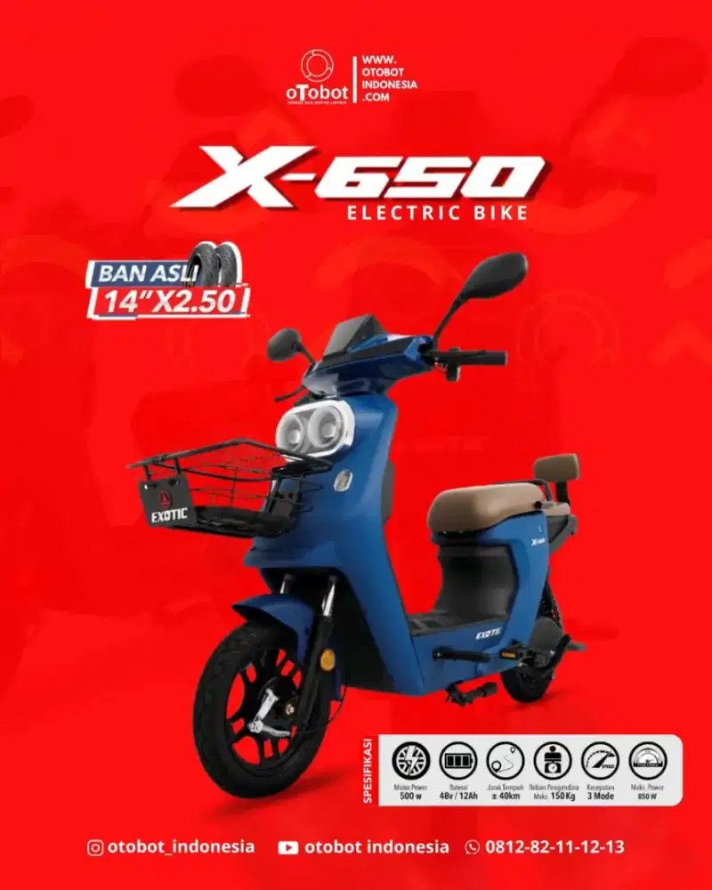 Sepeda listrik X 650