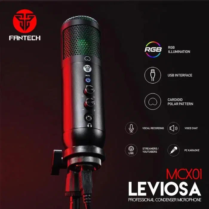 Ready Mic Fantech Leviosa New Harga 580k free kirim atau pasang