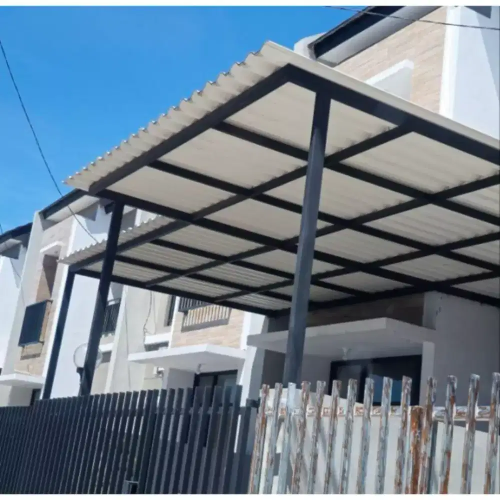 Pasang Kanopi Atap uPVC Alderon RS: Kuat, Ringan, Harga Terjangkau