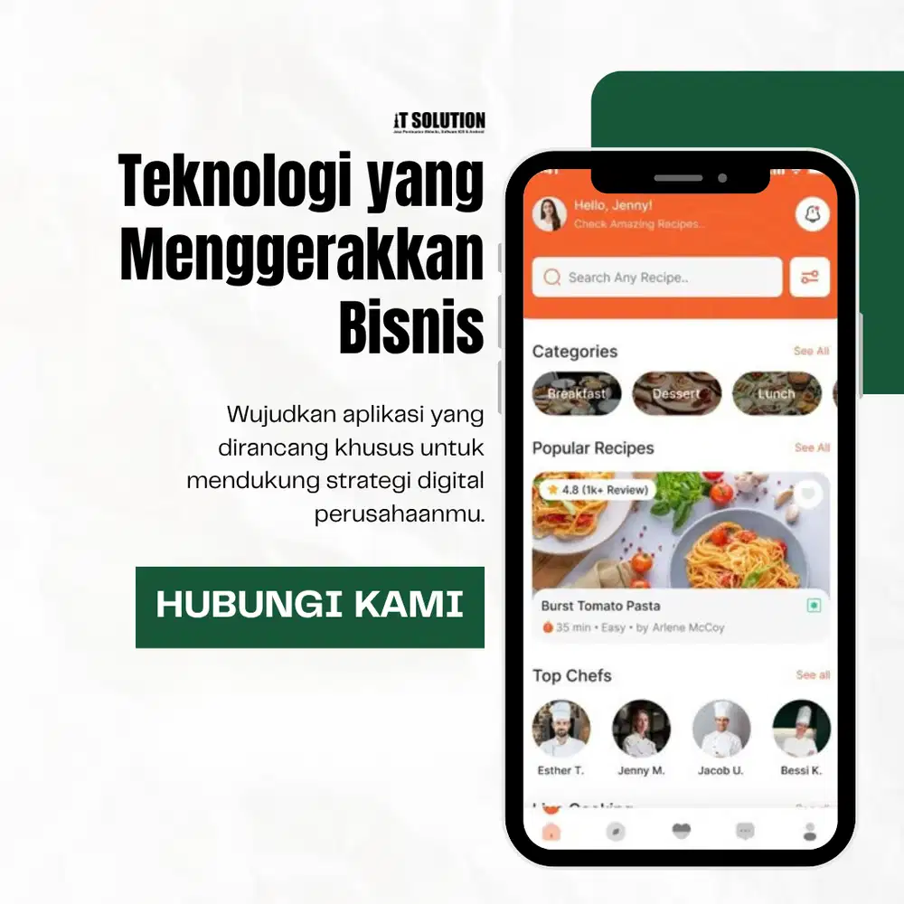 Pembuatan Aplikasi Custom Profesional dan Modern