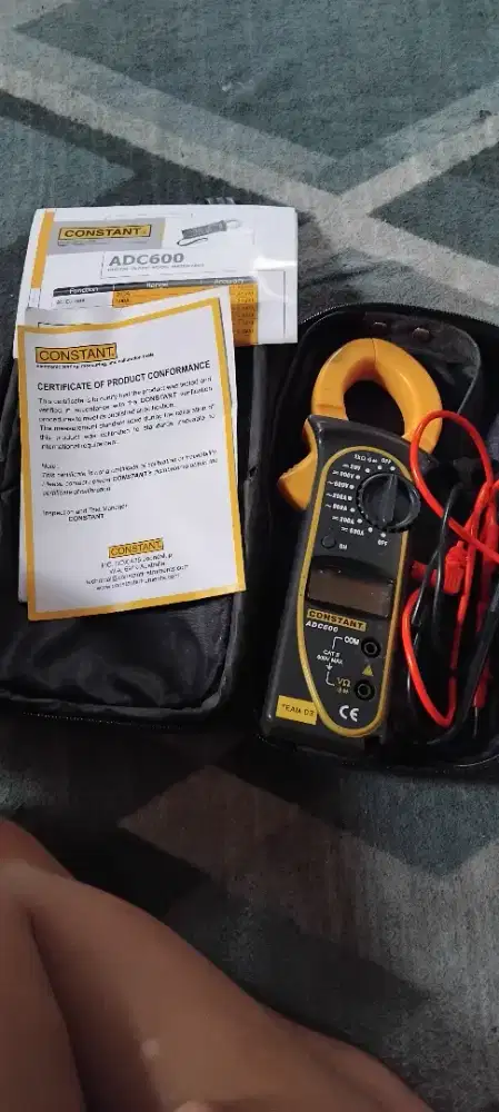 Tang ampere clamp meter constant ADC 600