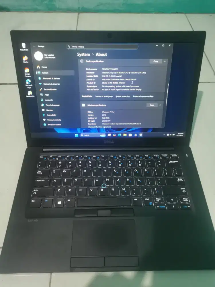 laptop dell latitude 7490 (setara thinkpad/elitebook)