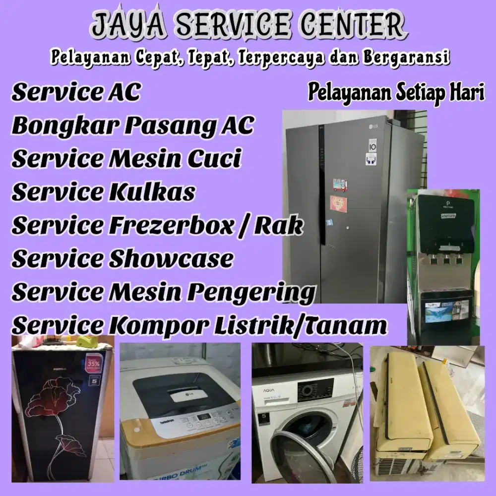 Service Mesin Cuci Kulkas Bongkar Pasang AC Servis AC Balongpanggang